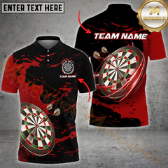 Maxcorners Darts Classic Dartboard Multicolor Options Personalized Name, Team Name 3D Shirt
