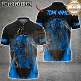 Maxcorners Darts Skull Reaper Multioptions Personalized Name, Team Name Unisex 3D Shirts