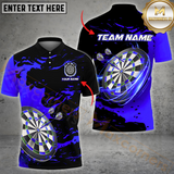 Maxcorners Darts Classic Dartboard Multicolor Options Personalized Name, Team Name 3D Shirt