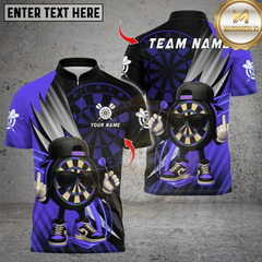 Maxcorners Darts Funny Dartboard Design Multicolor Customized Name, Team Name 3D Shirts