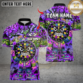 Maxcorners Darts Cool Dartboard Graffiti Design Multicolor Customized Name, Team Name 3D Shirts