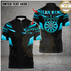 Maxcorner Darts King Dartboard Design Multicolor Customized Name, Team Name 3D Shirts