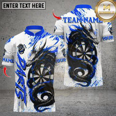 Maxcorners Dragon With Darts Design Multicolor Customized Name, Team Name 3D Shirts