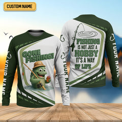 Maxcorners Gone Fishing, Fishing Is Not Just A Hobby, It's A Way Of Life SPF Shirts, Fishing Shirts For Men, Fisherman Gift