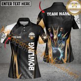 Maxcorners The Fury Of Thunder Bowling Jersey Multicolor Option Customized Name 3D Shirt For Women