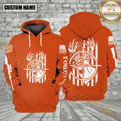 Maxcorners Orange Deer Hunting All Over Print Shirt Best Gift For Hunter