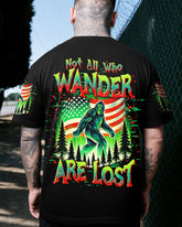 Maxcorners Not All Who Wander Are Lost Bigfoot All Over Print LM1601