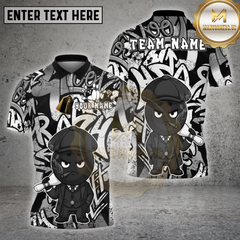 Maxcorners Bowling Shirts Bowling Ball Cartoon Character Bowling Theme Multi Options Personalized Name, Team Name 3D Shirt