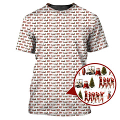 Maxcorners Christmas Golf Shirt, Xmas Golf Shirt For Golfer, Funny Pattern Golf Shirt For Men