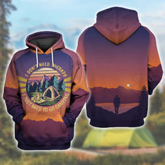 Maxcorners Camping 3D All Over Printed Shirt VTHD73