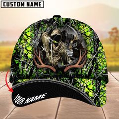 Maxcorners Premium Hunter Hunting Multicolor Option Personalized Name 3D Cap