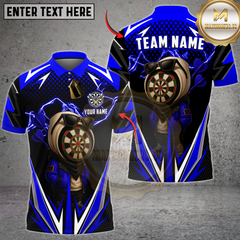 Maxcorners Darts Lightning Dartboard Character Multicolor Customized Name, Team Name 3D Shirts
