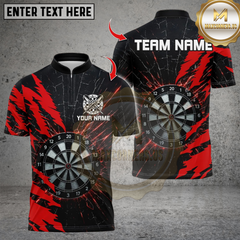 Maxcorners Darts DartsBoard Break Glass Multicolor Customized Name, Team Name 3D Shirts