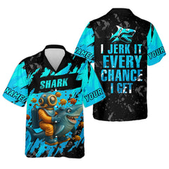 Maxcorners Shark Fishing UPF Shirts, Shark T-shirt, Long Sleeve Fishing Shirts, Funny Fishing Shirt, Gift For Fisherman