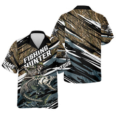 Maxcorners Fishing Hunter Camo Fishing Shirt, UV Protection Shirt, Presents For Fishermen