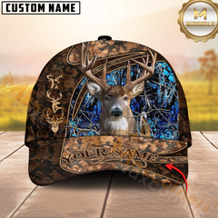 Maxcorners Personalized Wild Buck Camo Ver2 Hunting 3D Cap, Perfect Gift for Hunter