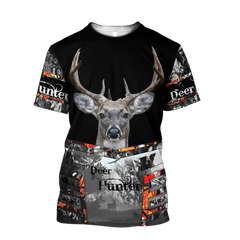 Maxcorners Deer Hunter Custom Name Shirt 3D All Over Printed Clothes