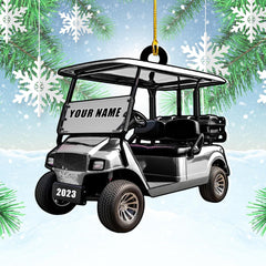 Maxcorners Personalized Golf Cart Ornaments, Golf Keychain, Funny Golf Accessories, Gift For Golf Lovers