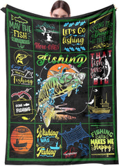 Maxcorners Gone Fishing Fishing Blanket