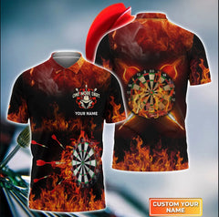 Maxcorners Dart Personalized Name One More Fire Dart 3D Shirt