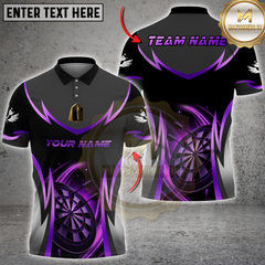 Maxcorners Darts Futuristic Lightning Dartboard Multicolor Customized Name, Team Name 3D Shirts