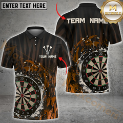 Maxcorners Darts Splash Multicolor Customized Name, Team Name 3D Shirts