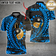 Maxcorners Billiards Yin And Yang Ball 8&9 Multicolor Customized Name, Team Name 3D Shirt