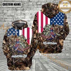 Maxcorners America Pheasant Hunting Camo All Over Print Shirt
Best Gift For Hunter