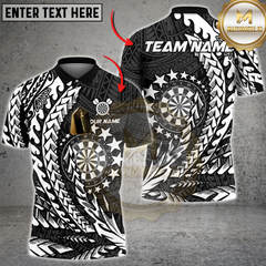 Maxcorners Darts Tribal Multicolor Customized Name, Team Name 3D Shirts