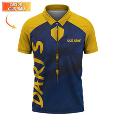Maxcorners Personalized Dart Shirt, Darts Jersey With Custom Name, Gift For Dart Players LM0509