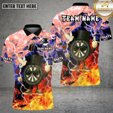 Maxcorners Cool Dartboard Magic Theme Multioptions Personalized Name, Team Name Unisex 3D Shirt (4 Colors)