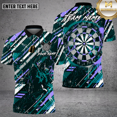 Maxcorners Dart Shirt Abstract Strike Style Multioptions Personalized Name, Team Name Unisex 3D Shirt (4 Colors)