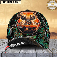 Maxcorners Truck & Buck Hunting Pattern Multicolor Personalized 3D Cap