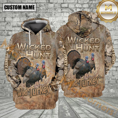 Maxcorners Wild Turkey Hunting Wicked Hunt All Over Print Shirt
Best Gift For Hunter