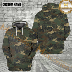 Maxcorners Wild Turkey Hunting Camo Seamless Pattern All Over Print Shirt
Best Gift For Hunter