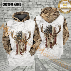 Maxcorners Deer Hunting Freedom Skull All Over Print Shirt
Best Gift For Hunter