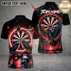 Maxcorners Dark Vision Darts Multicolor Customized Name, Team Name 3D Shirts