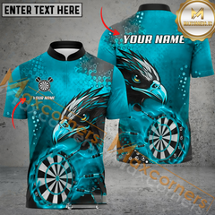Maxcorners Darts Eagle Mutilcolor Options Personalized Name, Team Name 3D Polo Shirt