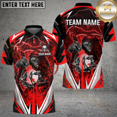 Maxcorners Golf Lightning Reaper Multicolor Customized Name, Team Name 3D Shirts