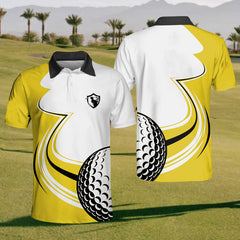 Maxcorners Menβs Golf Polo Shirt, Mens Goft Gift, Gift For Golf Lovers
