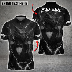 Maxcorners Darts Shadowlord Thunderstrike Dragon Multicolor Customized Name, Team Name 3D Shirts