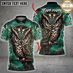 Maxcorners Darts Owl Dreamcatcher Dartboard Multicolor Customized Name, Team Name 3D Shirts