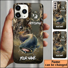 Maxcorners Catfish Nature Personalized Name Phone Case LM1812