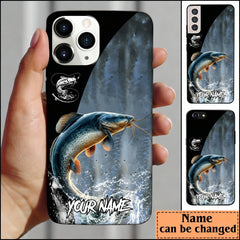 Maxcorners Classic Catfish Fishing Skin Personalized Name Phone Case LM1812