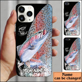 Maxcorners Classic Trout Fishing Skin Personalized Name Phone Case LM1812