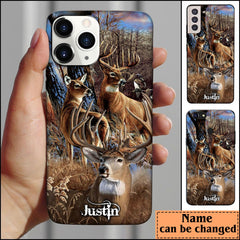 Maxcorners Deer Hunting Personalized Name Phone Case LM0912