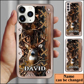 Maxcorners Deer Hunting Lover Personalized Name Phone Case LM0912