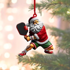 Maxcorners Personalized Pickleball Ornaments, Santa Pickleball, Pickleball Christmas Gift