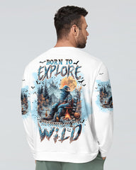 Maxcorners Born To Explore Destined To Be Wild Bigfoot Halloween All Over Print LM2101