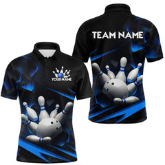 Maxcorners Personalized Bowling Abstract Design Shirt for Womens Custom Bowling Team Jersey Shirt LM0611